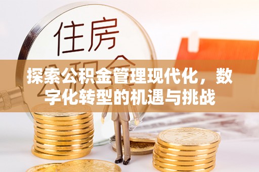 裕民探索公积金管理现代化，数字化转型的机遇与挑战